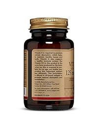 Solgar – Vitamina D3 (cholecalciferol) 5000 IU softgels 100 Count