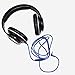 Tobysome Replacement Solo Audio Cable Cord Wire with in-line Microphone and Control Compatible with Beats Headphones Solo, Studio, Pro, Detox, Wireless, Mixr, Executive Headphones(Blue)