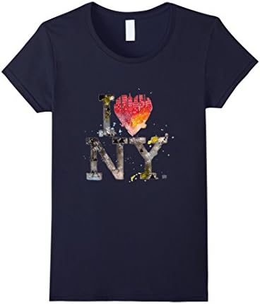Womens I love ny tshirt XL Navy