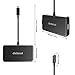 USB C Hub, dodocool 7-in-1 USB C Adapter with Power Delivery, 4K HD/VGA Output, Gigabit Ethernet Adapter, 3 USB 3.0 Ports for MacBook Pro/Chromebook Pixel and More