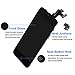 For iPhone 5C Screen Replacement With Home Button, Front Camera, Earspeaker - MAFIX Full Assembly LCD Display Digitizer Touch Screen Kit With Repair Tools and Glass Protector