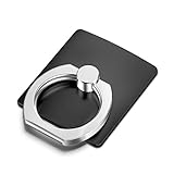 NMPB Cell phone holder,Universal Smartphone Ring Grip Stand Car Mounts for Iphone (Black)