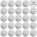 100 Pieces Aluminum Stamping Blanks by Craftbox. 1-Inch Round with Hole,12-Gauge (0.08