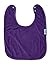 Youth and Adult Waterproof Adapted Bib, Absorbent Clothing Protector - Purple, Washable Reusable