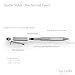 Grifiti Dootle Stylus Mechanical Pencil Matte Silver Digital Stylus for iPhones, Smartphones, iPads, Tablets, Samsung with a 0.7MM Mechanical Pencil for Folios, Pads, Second Generation of Tagtools