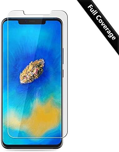 PaceBid Huawei Mate 20 Pro Screen Protector, Full Coverage Tempered Glass with 9H Hardness, [Case Friendly] [Bubble-Free] [Anti-Scratch] for Huawei Mate 20 Pro