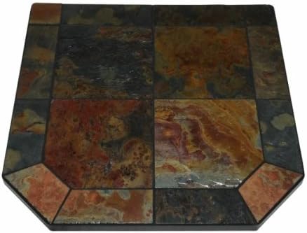 Chimney 49206 Asian Slate Double Cut Stove Board-48 in. x 48 in.