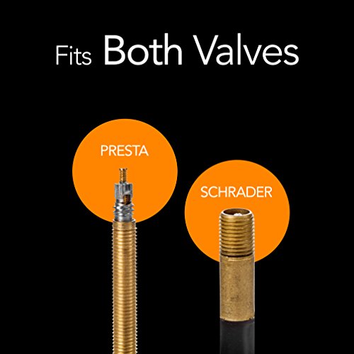 image for SAMLITE Best Handheld Mini Bike Pump with Glue-Less Puncture Repair Ki