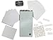 We R Memory Keepers 0633356631477 Letter Press Kit-Platform Ink Pad Adhesive Sheet Paper Placement Guides (163 Pieces)
