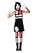 Leg Avenue Junior's 4 Piece Miss Mime Costume, Black/White, Small/Medium