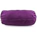 Peace Yoga® Zafu Meditation Yoga Cotton Cylinder Bolster Pillow Cushion - Purple