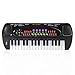 Lightahead 32-Key Electronic Organ Keyboard Piano Portable Multi-Function Kids Children Educational Toy - Black