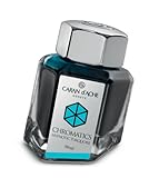 Caran d'Ache Chromatics 50 ml Fountain Pen Ink, Hypnotic Turquoise