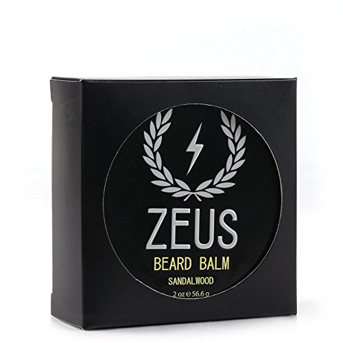 ZEUS Conditioning Beard Balm, Sandalwood, 2 Ounce