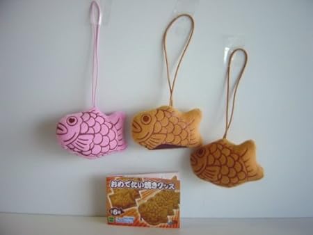 Amazon おめで たい焼き グッズ 人気3種 クリーナー かじられ 鯛焼き全3種 1 クリーナー 普通 2 クリーナー かじ カプセル玩具 おもちゃ
