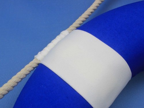 Handcrafted-Nautical-Decor-Vibrant-Blue-Lifering-with-White-Bands Handcrafted-Nautical-Decor-Vibrant-Blue-Lifering-with-White-Bands