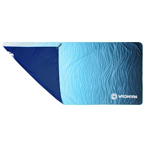 image for WildHorn Outfitters Akumal Microfiber Beach Towel. Quick dry travel to