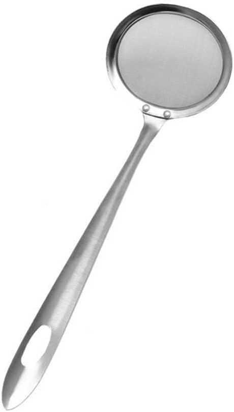 Sunlera Super Thick Japanese Hot Pot Soup Filter Skimmer Spoon Mesh Sieve Grease Skimmed Oil Grease Foam
