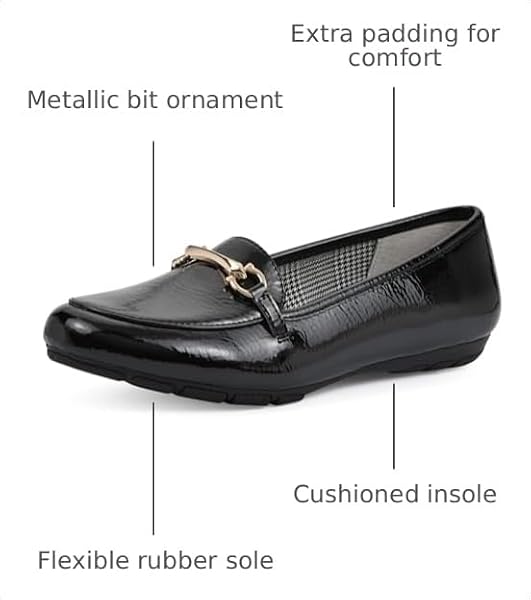 CLIFFS BY WHITE MOUNTAIN WOMEN’S GLOWING CUSHIONED LOAFER FLAT, BURGUNDY/PATENT, 8.5 M