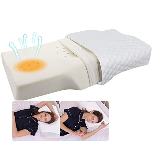Coisum Cervical Pillow for Neck Pain, Neck Pillows for Pain Relief