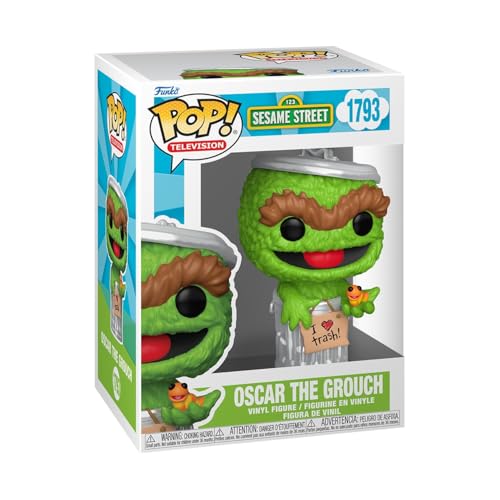Funko Pop! TV: Sesame Street - Oscar The Grouch - Collectable Vinyl Figure - Gi…