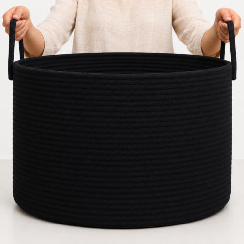 OrganiHaus Round Toy Blanket Basket 20x13