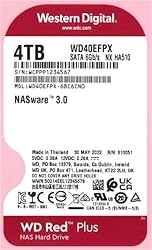 Western Digital 4TB WD Red Plus NAS Internal Hard