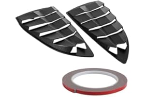 Rear Shutter Cover Trim for Hyundai Genesis Coupe 2010 2011 2012 2013 2014 2015-2016,ABS Car Rear Side Window Door Glass Louv