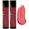 Moroccan Magic Pomegranate Red Tinted Lip Balm | Made with Natural Cold Pressed Argan and Essential Oils Lip Balm | Smooth Application | Non-Toxic, Cruelty Free | 2 Pack