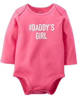Baby Girls' Slogan Bodysuit-Daddy's Girl