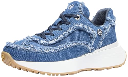 Michael Kors Women’s Ari Trainer, Denim, 7