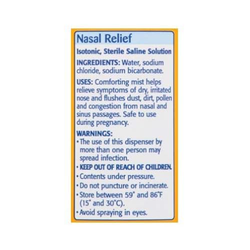 Simply Saline Adult Nasal Mist, Original, Pack of 3, 4.25 Oz Each