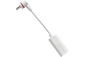 Naubluvo USB-C to Barrel Plug Adapter for Ring Barrel-Plug Stick Up Cameras (2nd and 3rd Generation), Spotlight Cameras