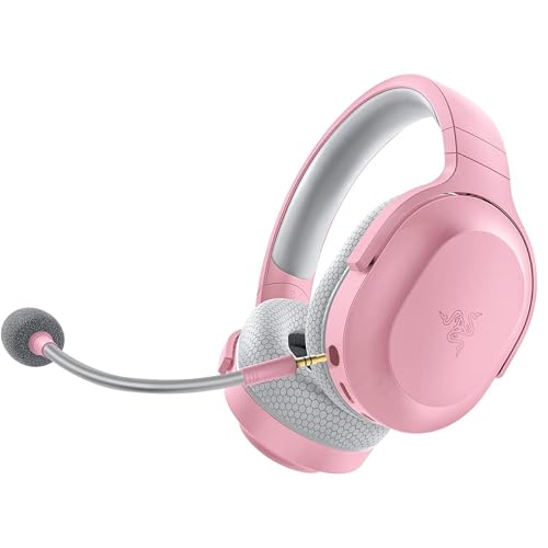 Razer Barracuda X - Kabelloses Multiplattform-Headset für Gaming und Mobile Geräte (SmartSwitch Dual Wireless, TriForce 40mm, Mikrofon mit Nierencharakteristik, 50h Akku, USB-C) Quartz Pink