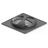 Aero-Stream Septic Tank Riser Adapter Flange with Integral Safety Barrier