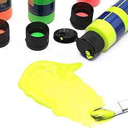 Artecho Glow in the Dark Paint, Neon Yellow 59ml