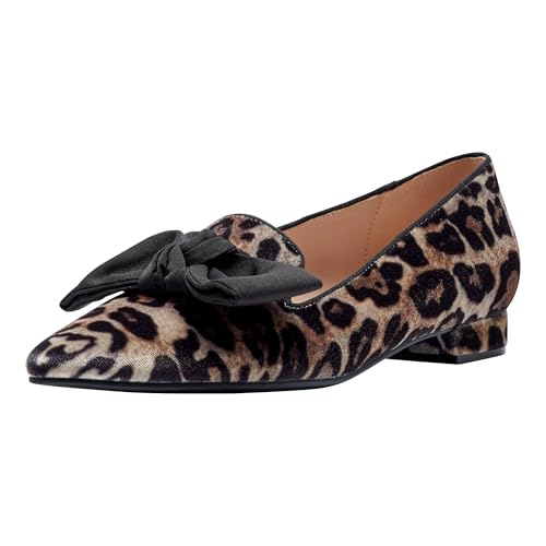 Bandolino Women Auggie, Leopard Velvet, 5 Medium