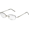 Vera Wang V27 For Ladies/Young Women/Girls Designer Half-rim Demo Lens Durable Original Case Eyeglasses/Eyewear (47-17-133, Gold)
