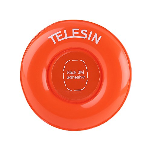 TELESIN-Floating-Disc-Gopro-Camera-Accessory-Air-Float-Surfing-Waterproof-PVC-Inflatable-Mount-for-GoPro-Fusion-360-GoPro-Hero-654-33-SJ400050006000-Xiaomi-Yi-4K4K-and-GoPro-Fusion-360