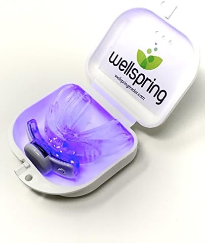 Teeth Whitening LED Light Accelerator with Mouth Tray and Box Case Holder Kit