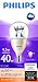 Philips LED Dimmable A15 Clear Light Bulb: 330-Lumen, 2700-Kelvin, 4.5-Watt (40-Watt Equivalent), E12 Base, Soft White, 1-Pack