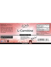 L Carnitine 500mg Capsules for Muscle Recovery, Metabolism Support & Energy Production –...