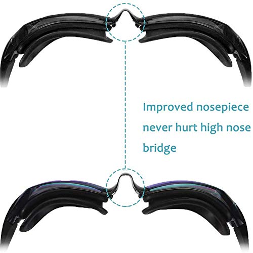 Faraone4w Lunettes de natation Hd imperméables anti-buée Hommes et Femmes Lunettes de natation, 36005TJDRZNG4L, 2