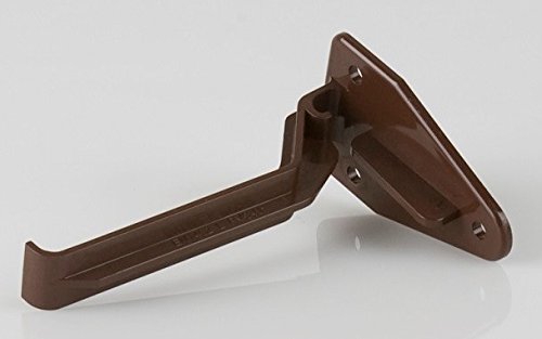 Pack of 3 x Brett Martin BR833BR Brown 106mm Prostyle (Ogee) Top Hung External Fascia Support Bracket