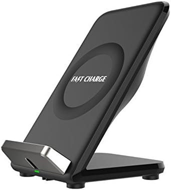 Inwaysin Galaxy S8 Wireless Fast Charger, Built-in Cooling Fan Qi 10W Fast Charger Wireless Charging Stand for iPhone 8/ 8 Plus, iPhone X, Samsung Galaxy S8, Galaxy S8 Plus,Note8,Note FE, S7, S7 Edge