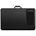 LapGear Home Office Pro Lap Desk with Wrist Rest, Mouse Pad, and Phone Holder - Black Carbon - Fits Up to 15.6 Inch Laptops - Style No. 91498