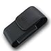 Premium Vertical Leather Pouch Case with Belt Clip for Samsung Alias 2 II Two SCH-U750
