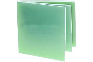 LAETYUON FR4 Epoxy Fiberglass Insulation Sheet Light Green, Ultra Thin High Temperature Resistant Board for Construction, Shi