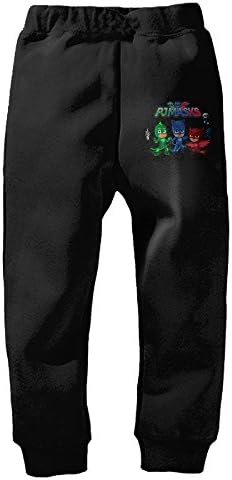 3 Toddler PJ Masks Comfortable Fleece Sweatpants For Boys &amp; Girls Black