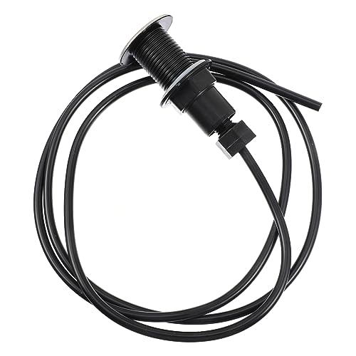 NUOBESTY Pneumatic Air Activated Push Switch for Stainless Steel Garbage Disposals Includes Air Pipe Durable Button Off Accessory for Efficient Waste Management